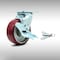 Service Caster 5 Inch SS Poly on Aluminum Caster with Ball Bearing and Brake/Swivel Lock SCC SCC-SS30S520-PAB-TLB-BSL - alternate 1